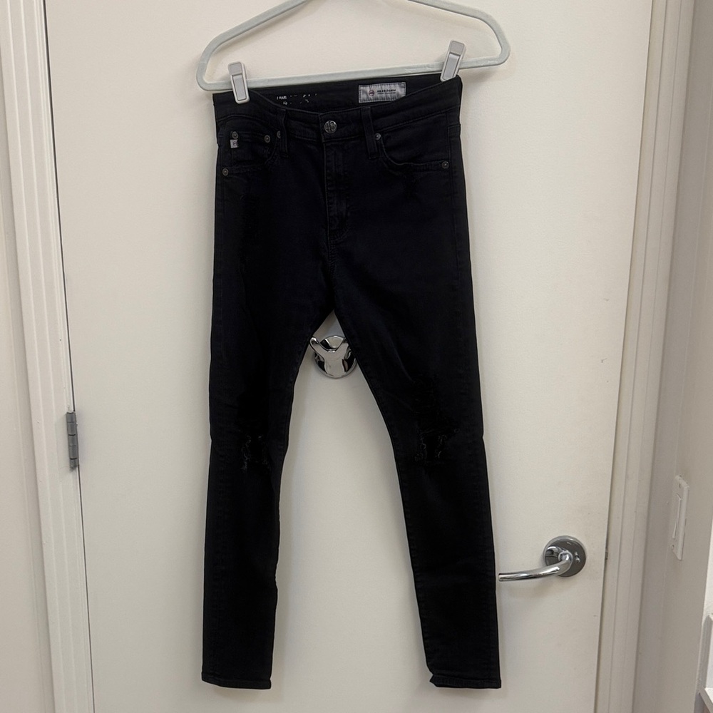 AG Adriano Goldschmied Women's Black Skinny Jeans Size 27R. Good condition